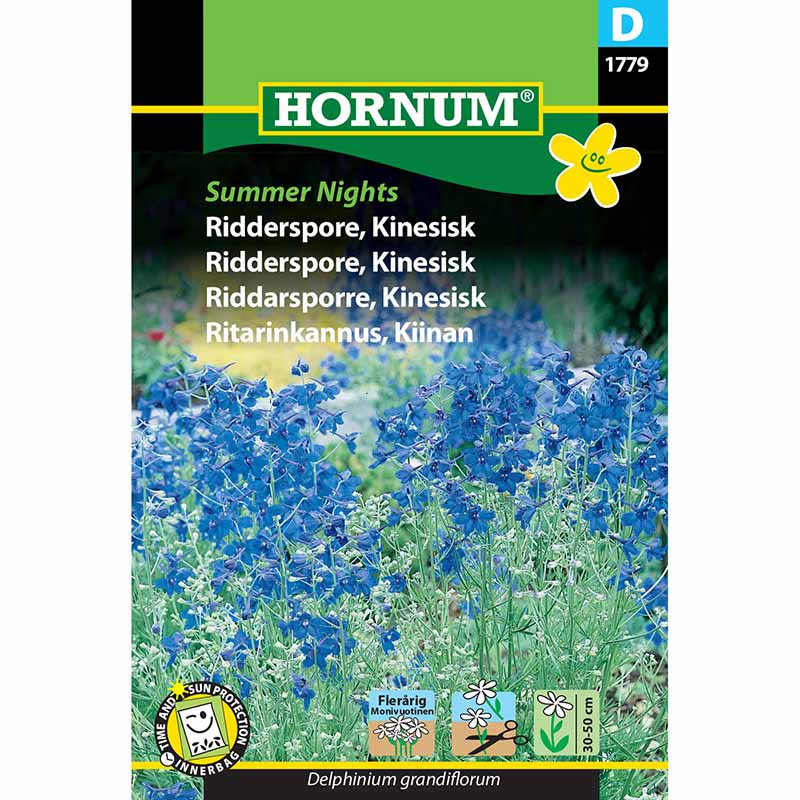 Kinesisk Ridderspore 'Summer Nights'